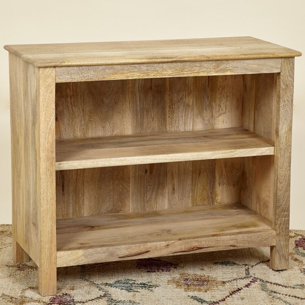 ETAGERE MANGUIER MASSIF FINITION VERNIS NATUREL  90 X 75 X 40 CM - Photo N°1