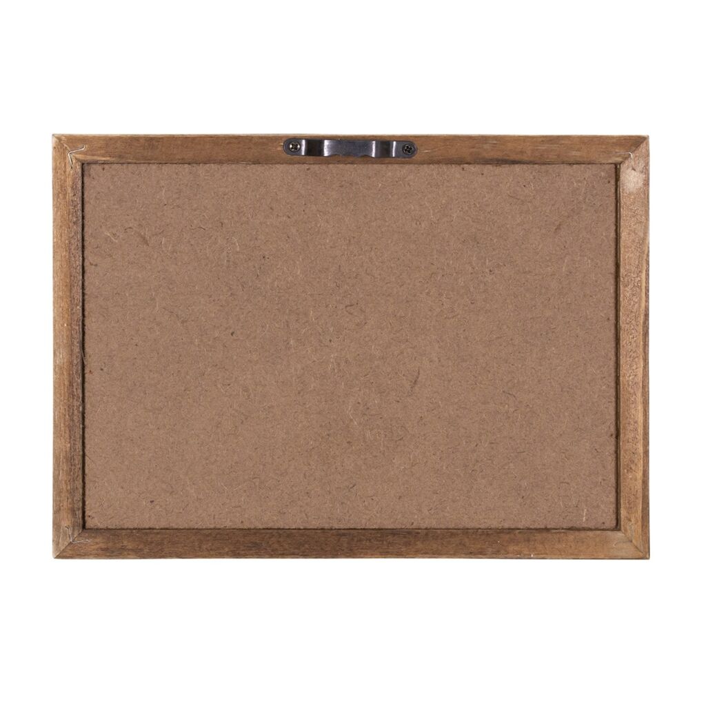 PLAQUE CADRE BOIS ASPECT ARDOISE SANTE BONHEUR BIERE A TOUTE HEURE  21 x 15 cm - Photo N°2