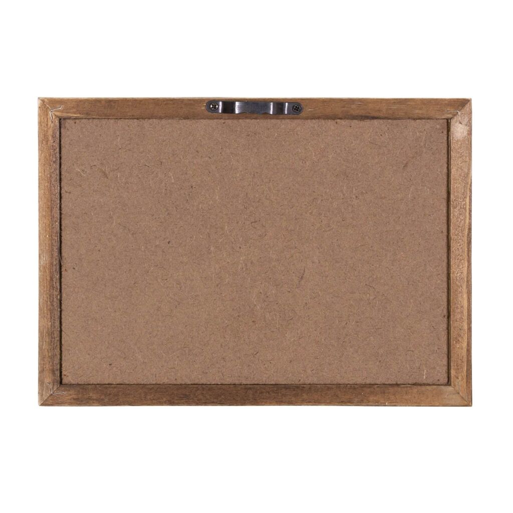 PLAQUE CADRE BOIS ASPECT ARDOISE L'APERO RECRUTE  21 x 15 cm - Photo N°2